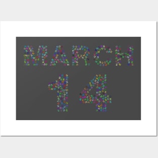 March 14 Pi Day Maths Posters and Art